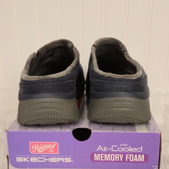Women's Sketchers Easy Going Navy. Slip-on Mule. W9 NWT - Picture 5 of 12